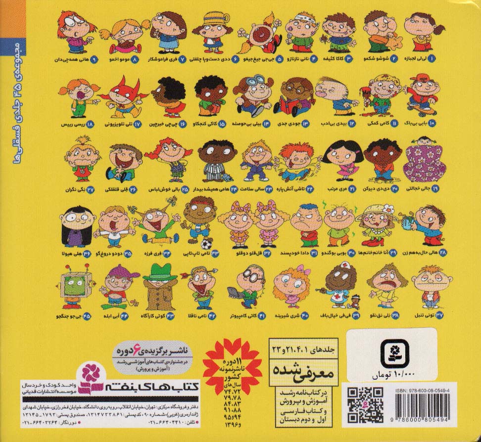 فسقلی ها45 (جی جو جنگجو)،(16*16)،(گلاسه)